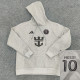 2024 Inter Miami Signed Grey Hoody（signed）（ 灰色带“10”号、加薄绒)