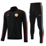 24/25  Man Utd  Black Jacket Tracksuit （黑色）