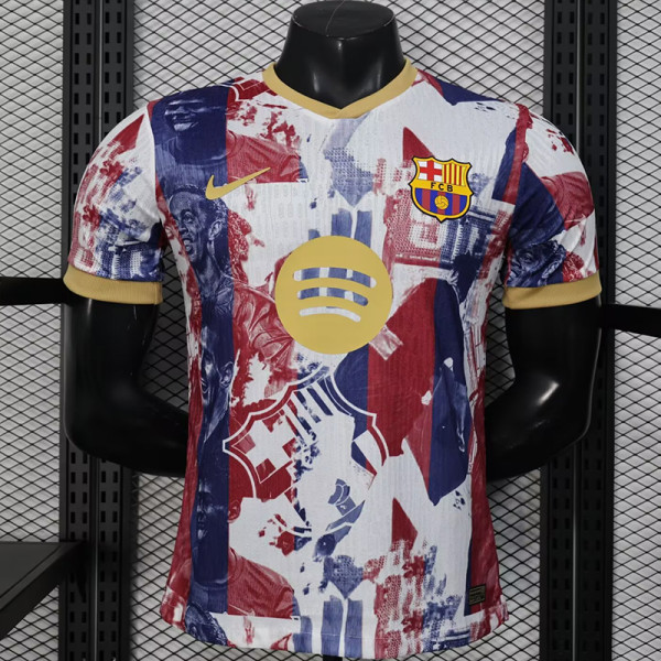 25/26 BAR Special Edition Color Blocking Player Version Soccer Jersey