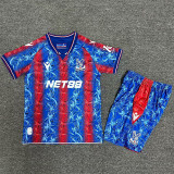 24/25 Crystal Palace Home  Kids Soccer Jersey