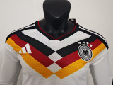 25/26 Germany Home Long Sleeve Player Version Soccer Jersey#带四星