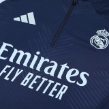 24/25 RMA Sapphire Blue  Kids  Half Pull Tracksuit  (童装、半拉链)