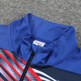 24/25 JO Sapphire Blue Half Zipper Sportswear # 810宝蓝(半拉链)