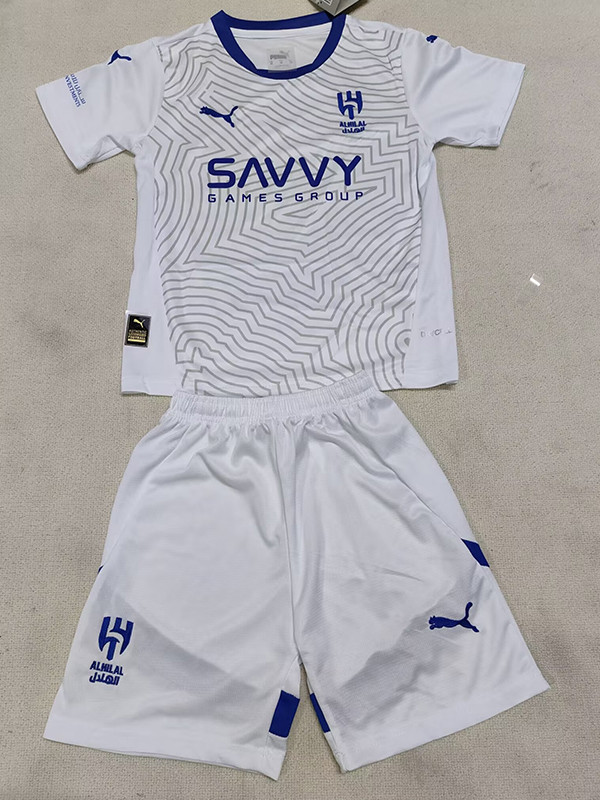 24/25 Al-Hilal Away Kids Soccer Jersey