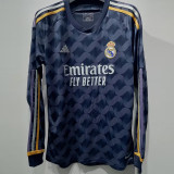 23/24 RMA Away Long Sleeve Soccer Jersey (长袖)