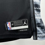 22/23 Sa Spurs FOX #4  Black Flying Man Top Quality Hot Pressing NBA Jersey
