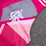25/26 Flamengo Rose red inkjet Tank top and shorts suit#D25157