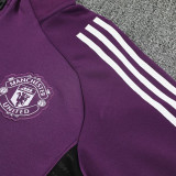 25/26 Man Utd Dark Purple Jacket Tracksuit