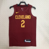 22/23 Cleveland Cavaliers IRVING #2 Red Top Quality Hot Pressing NBA Jersey