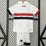 24/25 Sao Paulo Home Kids Soccer Jersey