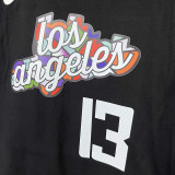 2025 T263 Clippers  GEORGE #13 NK Black  Pure Cotton  Blue T-shirt