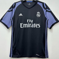 2016/2017 RMA Away Black Retro Soccer Jersey