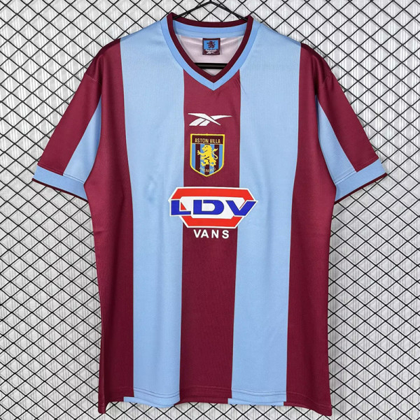 1999/2000 Aston Villa Home Retro Soccer Jersey
