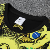 25/26 Brazil Jesus Statue Golden Training Short Suit