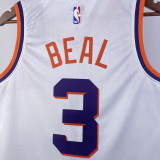 23/24 SUNS BEAL #3 White Top Quality Hot Pressing NBA Jersey