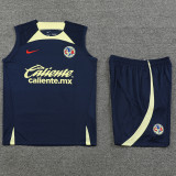 24/25 Club America Dark Blue Tank top and shorts suit