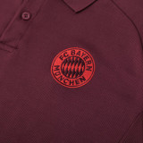 25/26  Bayern Maroon Polo Collar Pants Set