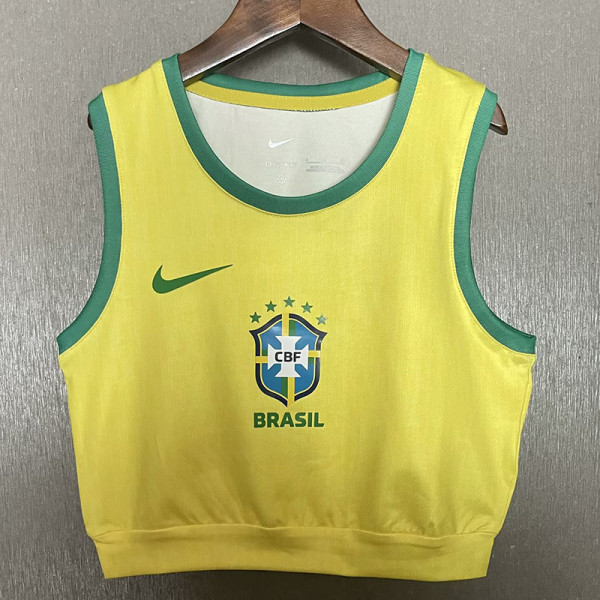 25/26  Brazil Home  Women Yoga  Vest