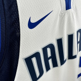 Dallas Mavericks RUSSELL #5 White Top Quality Hot Pressing NBA Jersey