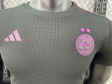 24/25  Algeria Black Player Version Soccer Jersey(紫色队标）