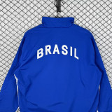 1998 Brazil Blue Retro  Windbreaker