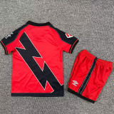 25/26 Rayo Vallecano Away Kids Soccer Jersey