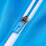 25/26 Napoli Lake Blue Kids Jacket Tracksuit# E25191童装