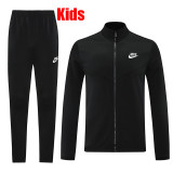 25/26 NJ Black Kids Jacket Tracksuit#NJ12