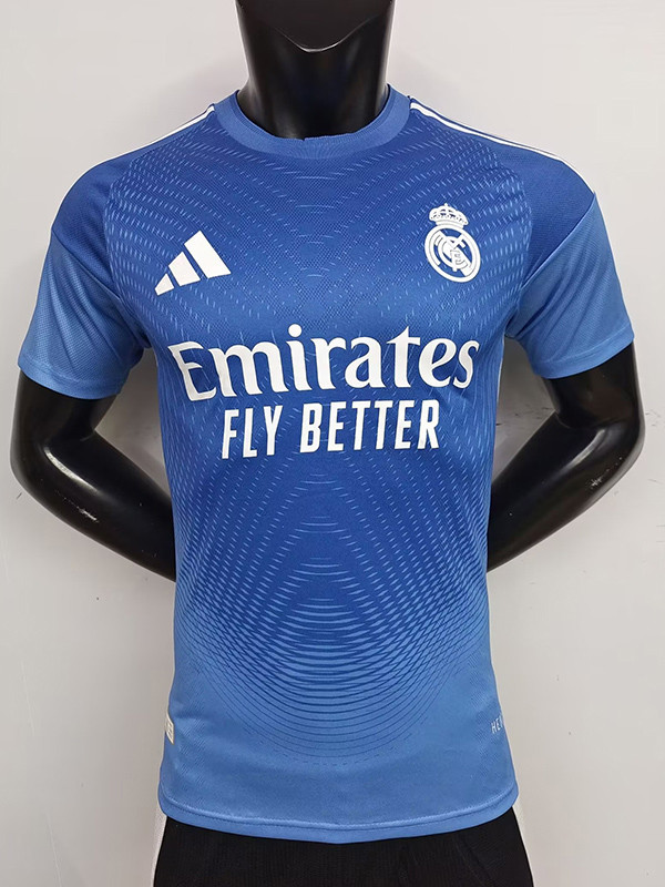 25/26 RMA Goalkeeper Sky Blue Player Version Soccer Jersey