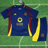 24/25 Roma Third  Kids Soccer Jersey