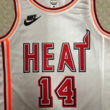 22/23 Heat HERRO #14 White Top Quality Hot Pressing NBA Jersey (Retro Logo)