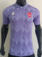 2025 ARS Purple Checkered pattern  Player Version  Polo Shirt