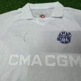 24/25 Marseille 125th Anniversary Edition White  Kids  Player Version Soccer Jersey