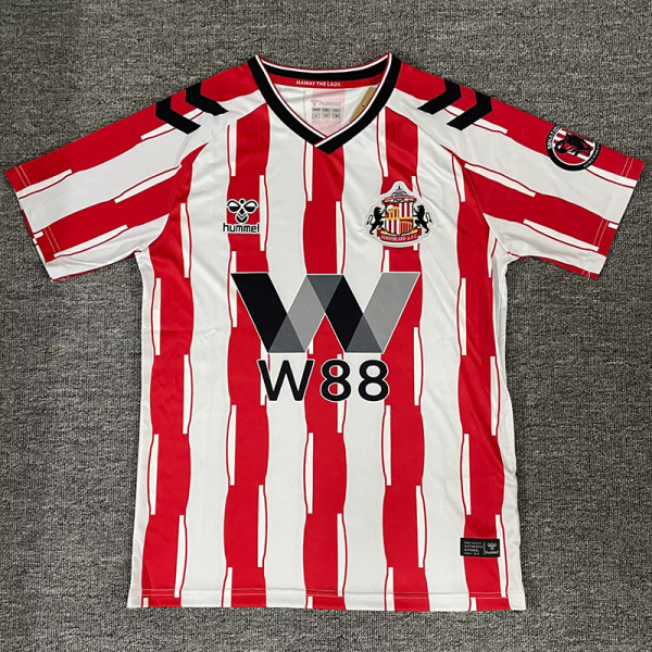25/26 Sunderland Home Fans Soccer Jersey