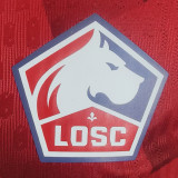 25/26 Lille Home  Player Version Soccer Jersey