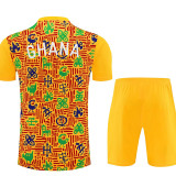 26/27 Ghana Yellow Training Shorts Suit