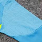 24/25 Man City Sky Blue Half Pull Tracksuit  (半拉链)