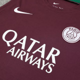 24/25 PSG Maroon Tank top and shorts suit