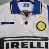 1997/1998 INT Away White Retro Soccer Jersey