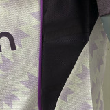 24/25 Man Utd White Purple Special Edition  Player Version Soccer Jersey