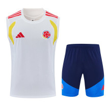 26/27 Colombia White Tank top and shorts suit