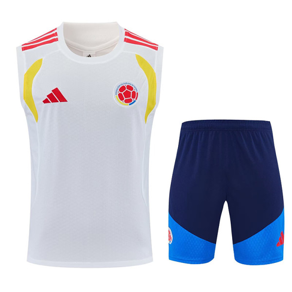 26/27 Colombia White Tank top and shorts suit