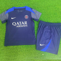 25/26 PSG Royal Blue  Player Version Kids Soccer Jersey(球员版）