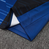 24/25 INT Light Royal Blue Inkjet Half Pull Tracksuit #B956 (半拉链、)