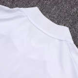 25/26  RMA White &Blue Half Pull Tracksuit #B2568(半拉链)