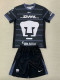 24/25 Pumas UNAM Black Goalkeeper Kids Soccer Jersey