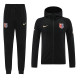 24/25 BAR Black  Hooded Jacket Tracksuit#01