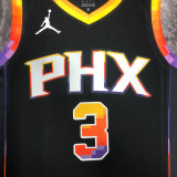 22/23 SUNS PAUL #3 Black Top Quality Hot Pressing NBA Jersey (Trapeze Edition)