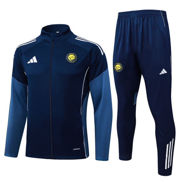 25/26 Al-Nassr Royal Blue Jacket Tracksuit#A2591