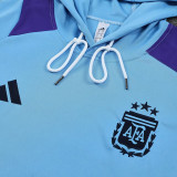 25/26 Argentina Sky Blue Hooded  Tracksuit